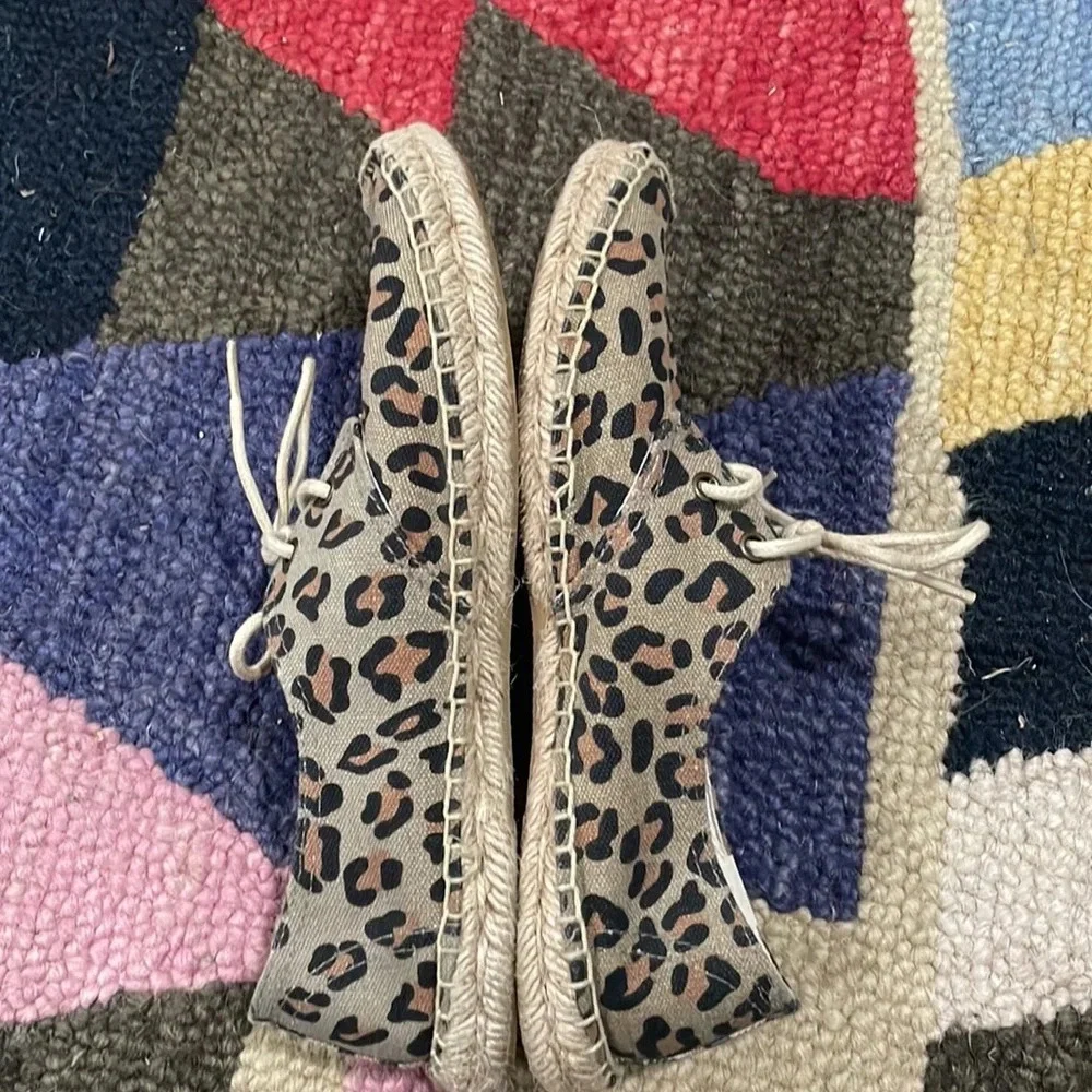 SOLUDOS Leopard Espadrille Sneakers